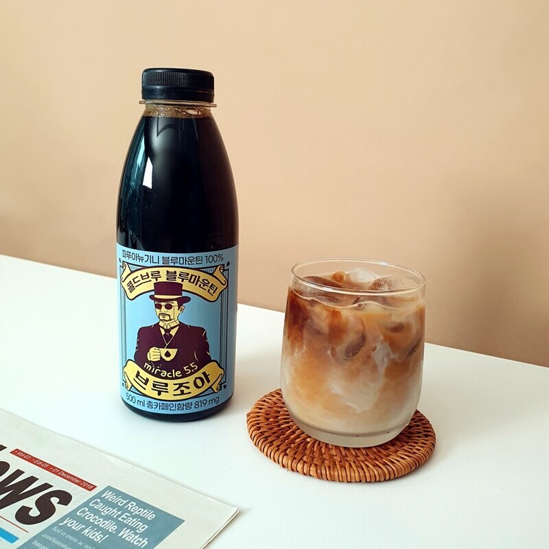 미라클5.5,[미라클5.5 ]브루조아 블루마운틴 콜드브루 더치커피 원액500ml×3병