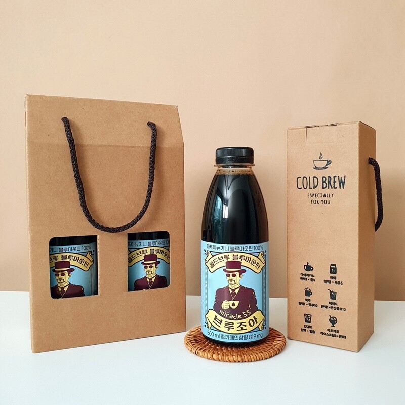 미라클5.5,[미라클5.5 ]브루조아 블루마운틴 콜드브루 더치커피 원액500ml×3병