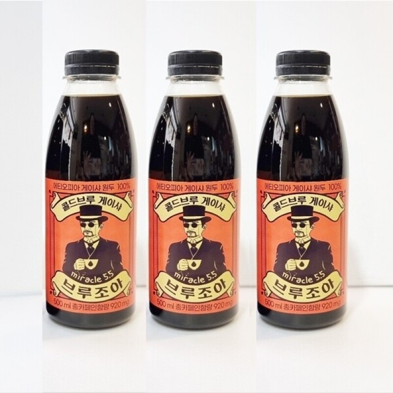 미라클5.5,[미라클5.5 ]브루조아 블루마운틴 콜드브루 더치커피 원액500ml×1병