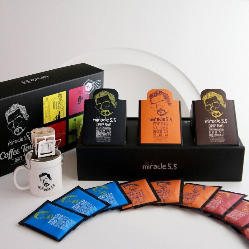 미라클5.5,[미라클5.5 ]세계3대 드립백커피 선물세트 (108g 3box)