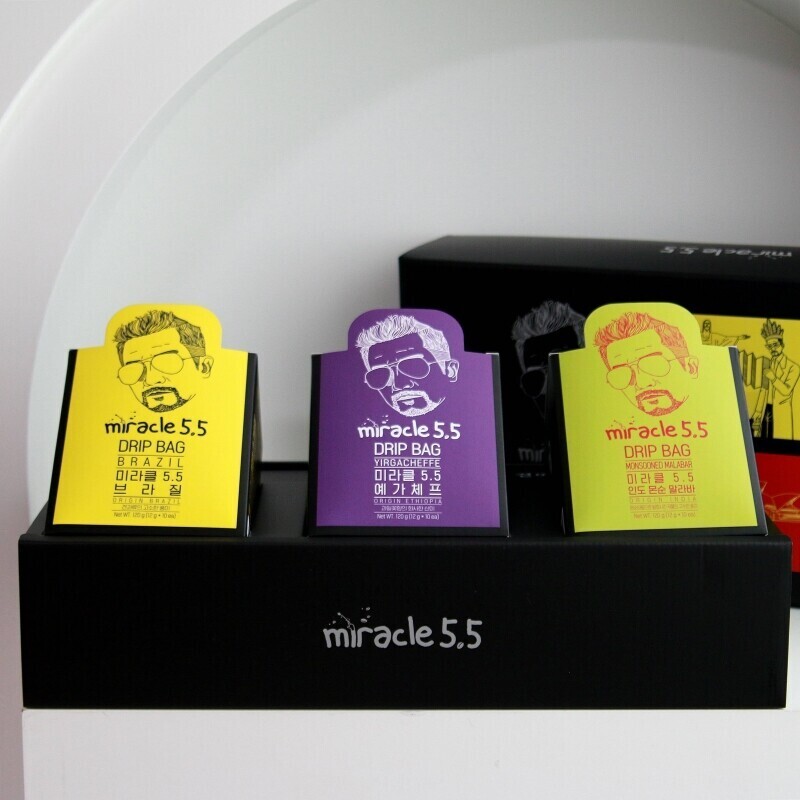 미라클5.5,[미라클5.5 ]대륙별 드립백커피 선물세트 (108g 3box)
